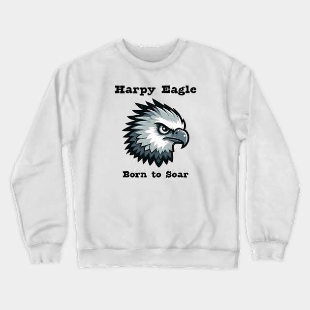 Harpy Eagle Crewneck Sweatshirt by dinokate